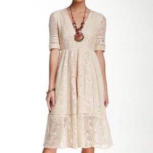 Size 6 Free People Mountain Laurel Lace Dress